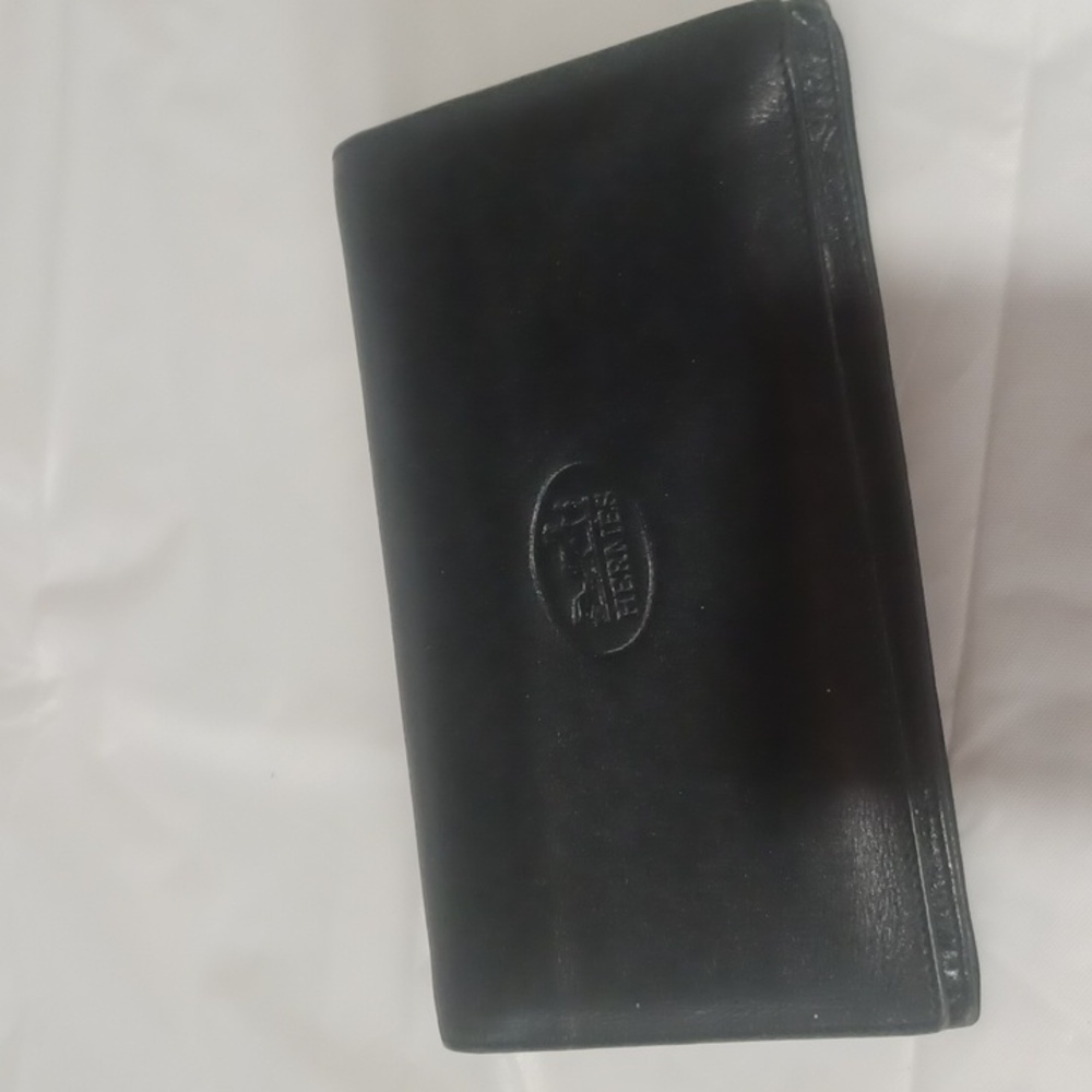 Hermès Black Leather Wallet